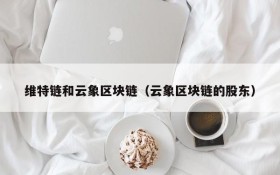 维特链和云象区块链(云象区块链的股东)
