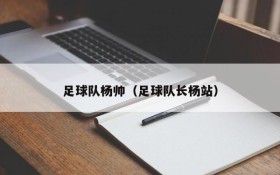 足球队杨帅(足球队长杨站)