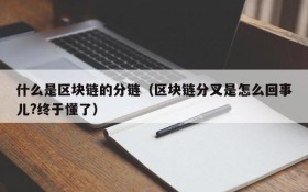 什么是区块链的分链(区块链分叉是怎么回事儿?终于懂了)
