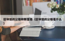 区块链的公链和联盟链(区块链的公链是什么)