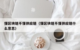 懂区块链不懂供应链(懂区块链不懂供应链什么意思)