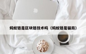 蚂蚁链是区块链技术吗(蚂蚁链是骗局)