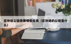 区块链公链需要哪些应用(区块链的公链是什么)