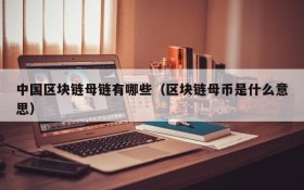 中国区块链母链有哪些(区块链母币是什么意思)