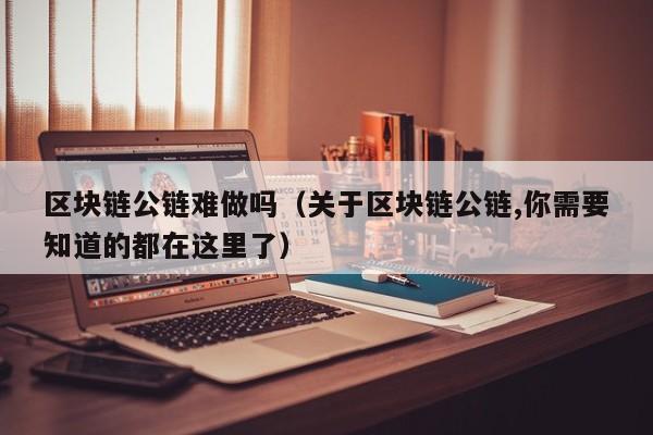 区块链公链难做吗（关于区块链公链,你需要知道的都在这里了）