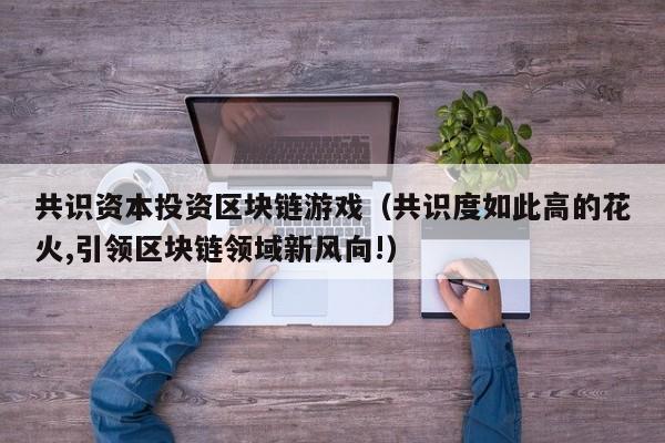 共识资本投资区块链游戏（共识度如此高的花火,引领区块链领域新风向!）